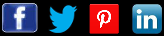 Facebook, Twitter, Pinterest, LinkedIn